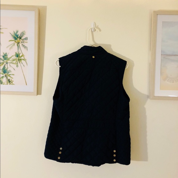 Navy Blue Vest - Picture 2 of 2